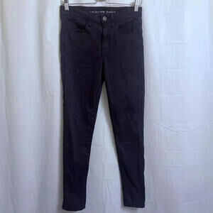 American Eagle Outfitters Hi Rise Jeggings Women's Size 6 Blue 28 1/2" Inseam